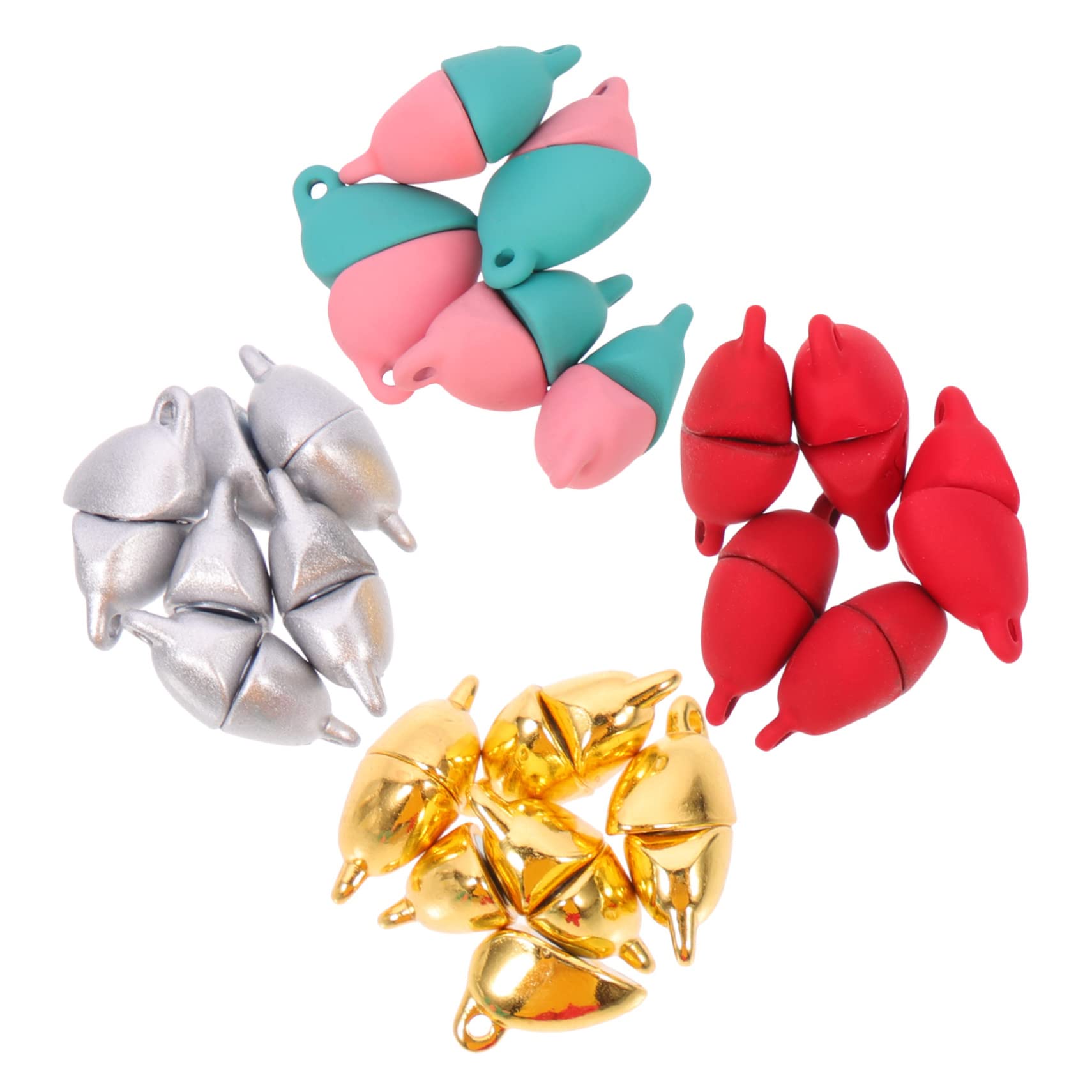 NUOBESTY 80stücke Herzförmige Magnetverschlüsse Für Armbänder Und Einfache Handhabung Für Schmuck Glänzende Farben