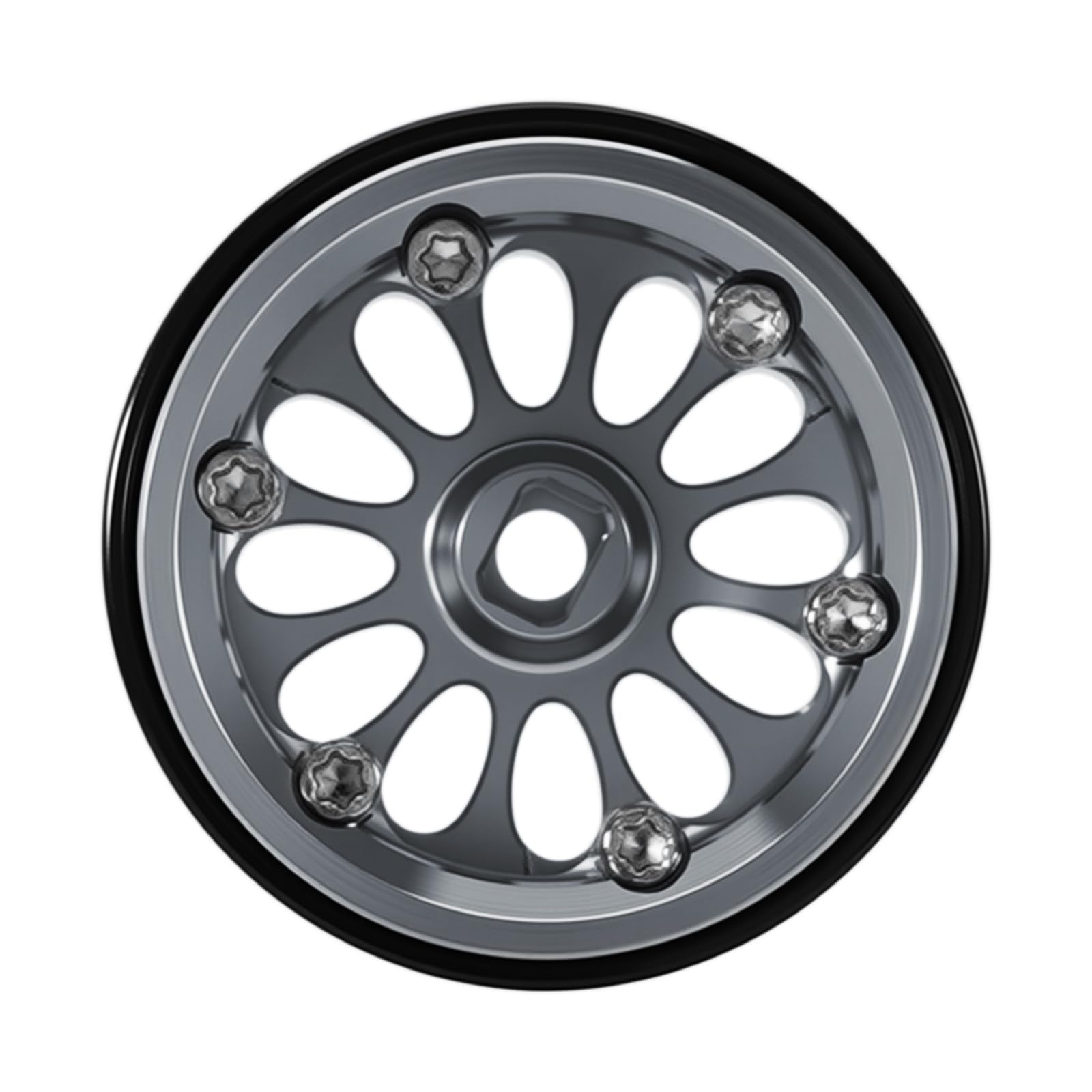 INJORA D19 Ripple Jante Aluminium Beadlock 0,7" D19 pour 1/30 Axial SCX30 (W7005)