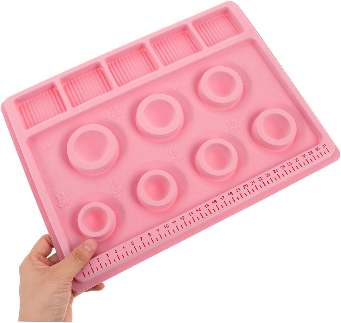 NUOBESTY Bead Board for Jewelry Making Flocked Plastic Sorting Tray for Necklaces and Bracelets Efficient Organization with Compartment Design for DIY Craft Projects