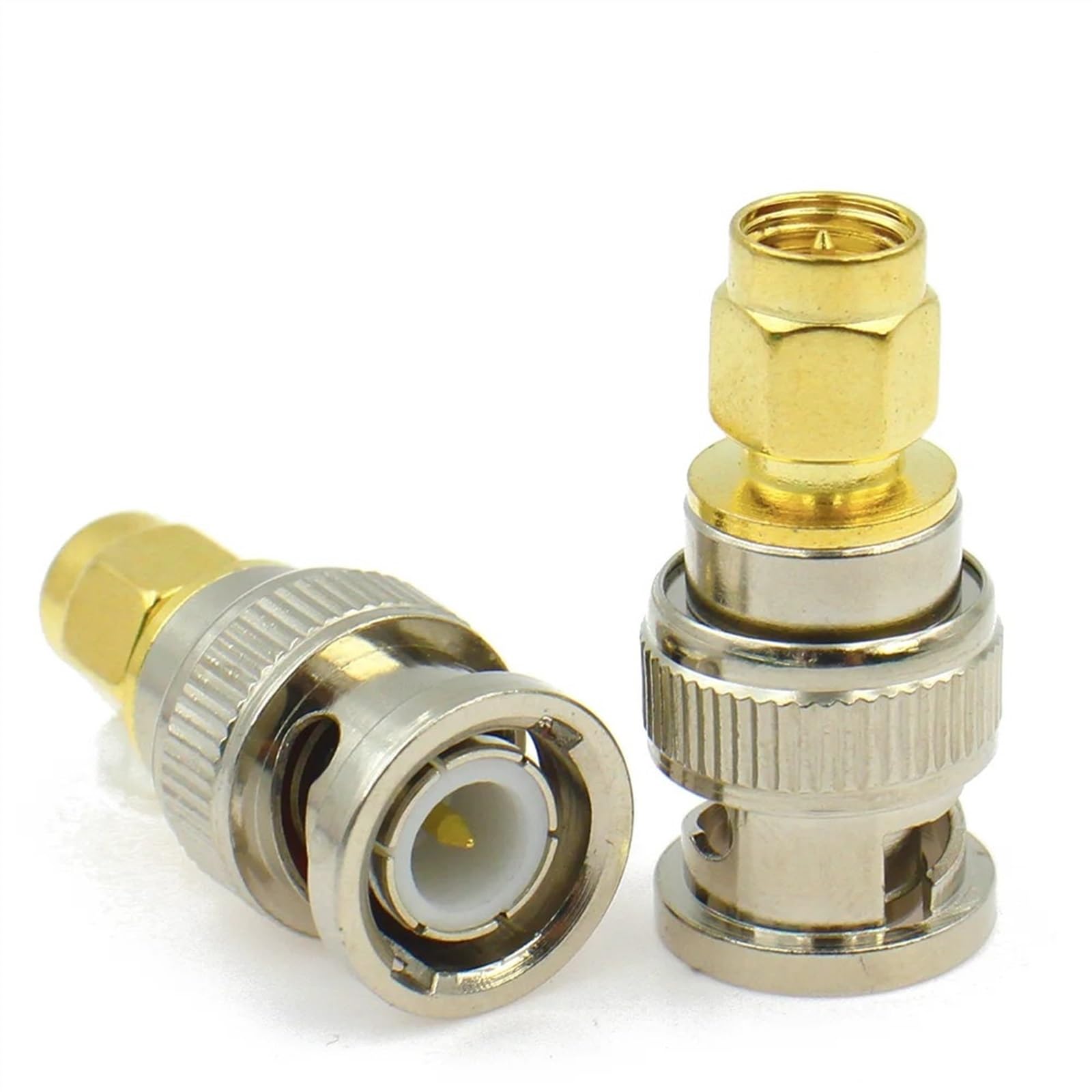 Adaptadores BNC Macho a SMA Macho convertidores para cables de transmisión y dispositivos LAN