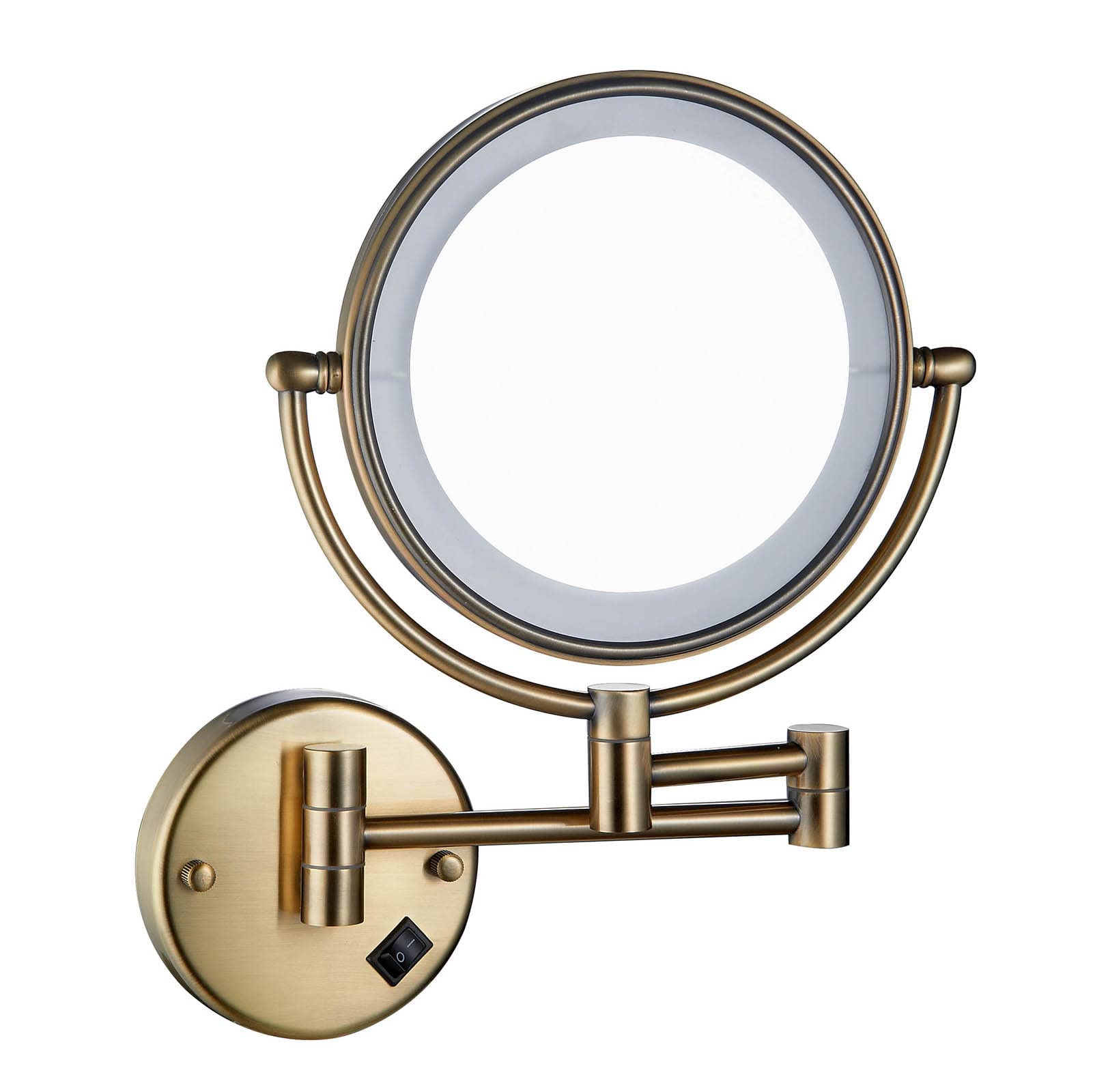 Miroir grossissant 3X mural pour une salle de bain style hôtel