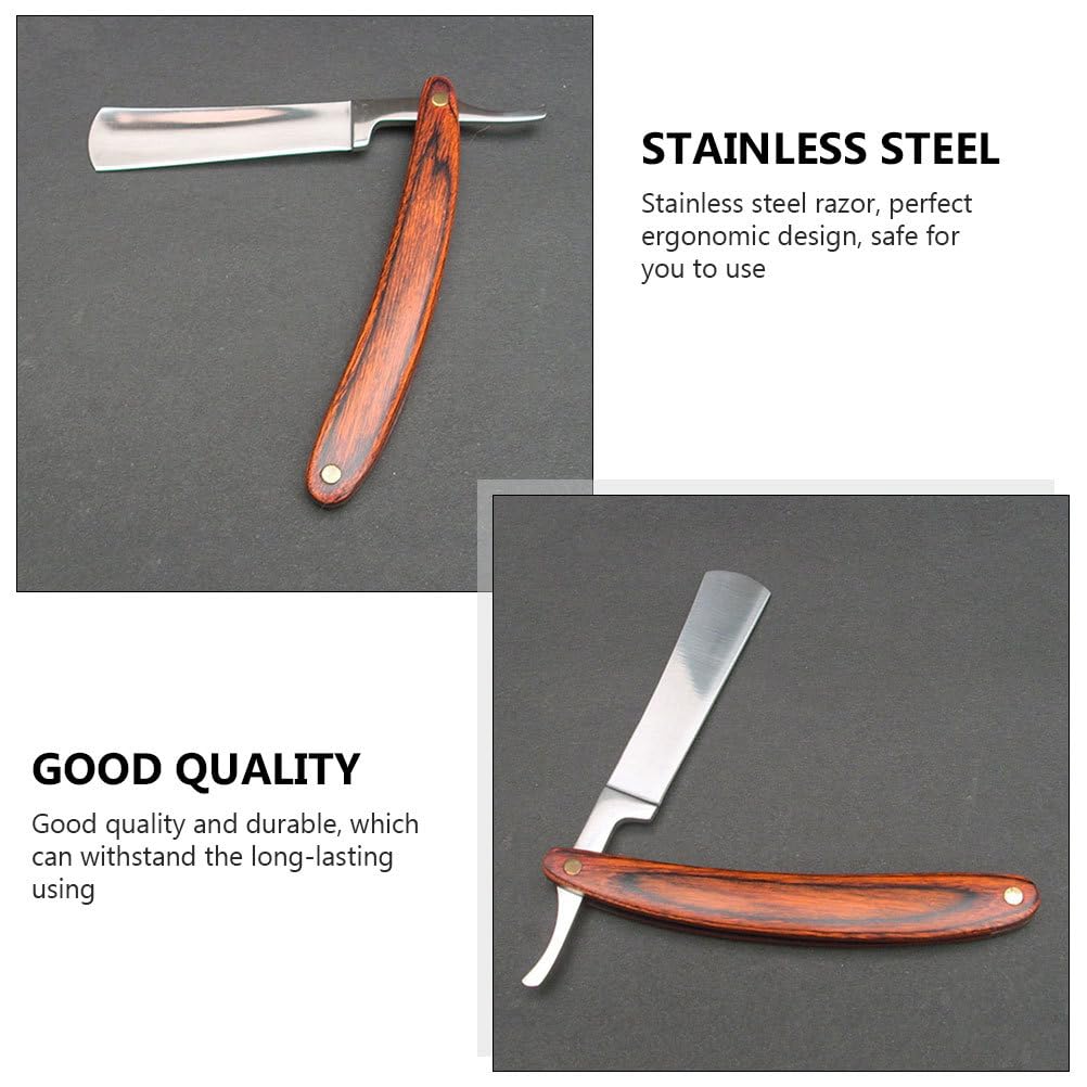 Amazon.com: HEALLILY Vintage Straight Razor for Men with Colored