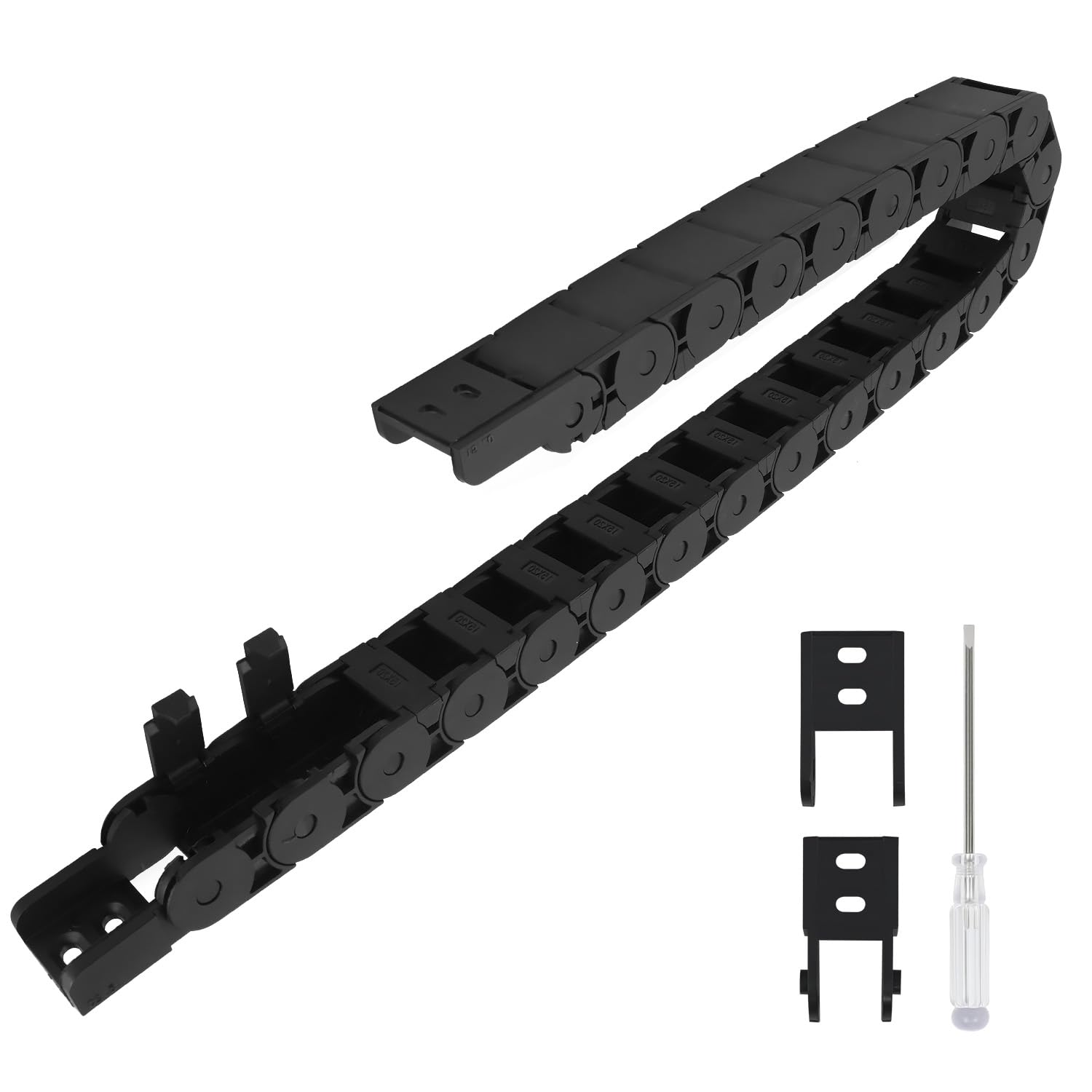 LMioEtool R28/38 15mm x 20mm(Inner H x Inner W) Black Plastic