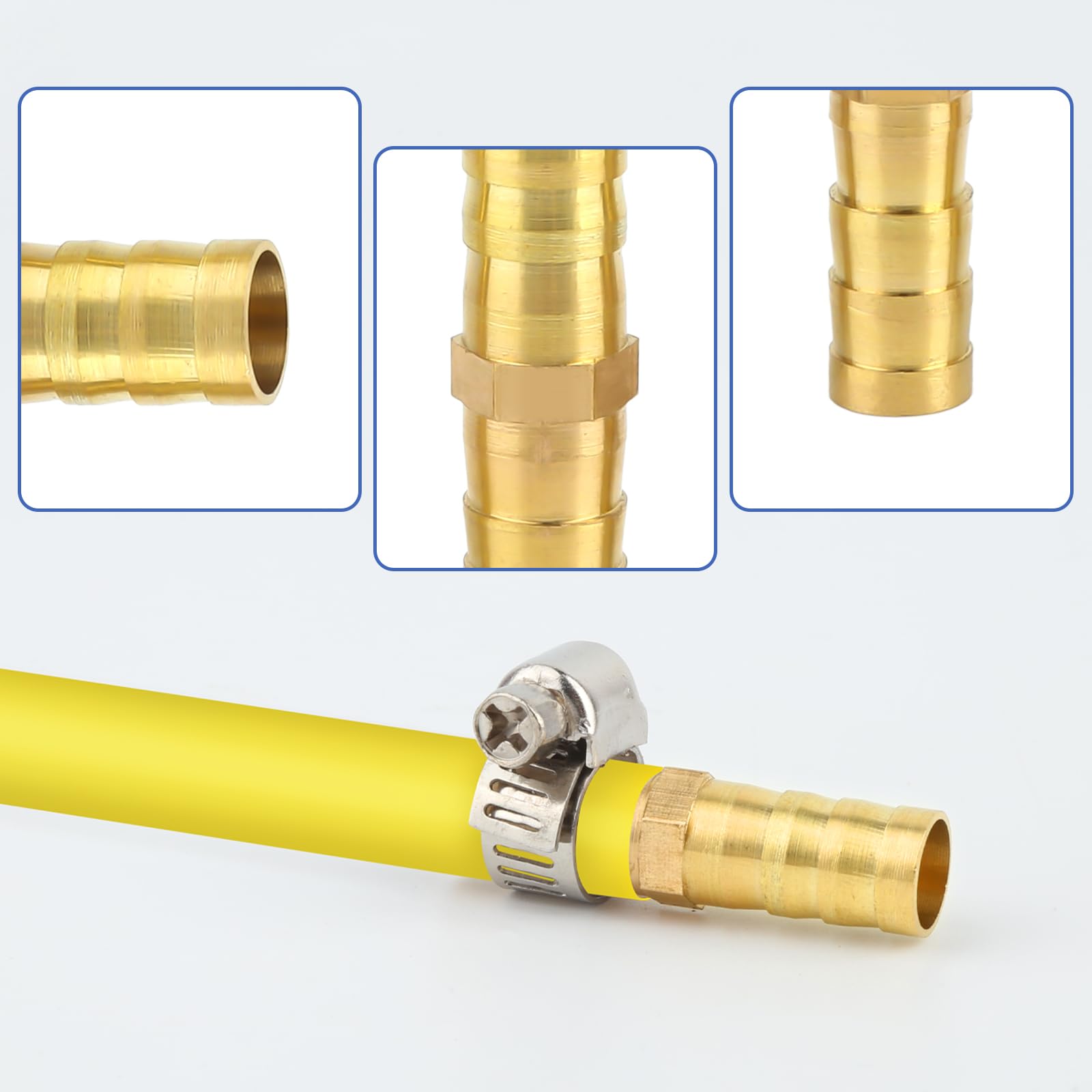 Morsetti A Molla Carburante 250 Pezzi Morsetti A Molla Per Tubi - 10 Taglie Da 5-14mm, Per Carburante, Acqua E Aria Morsetti Carburante