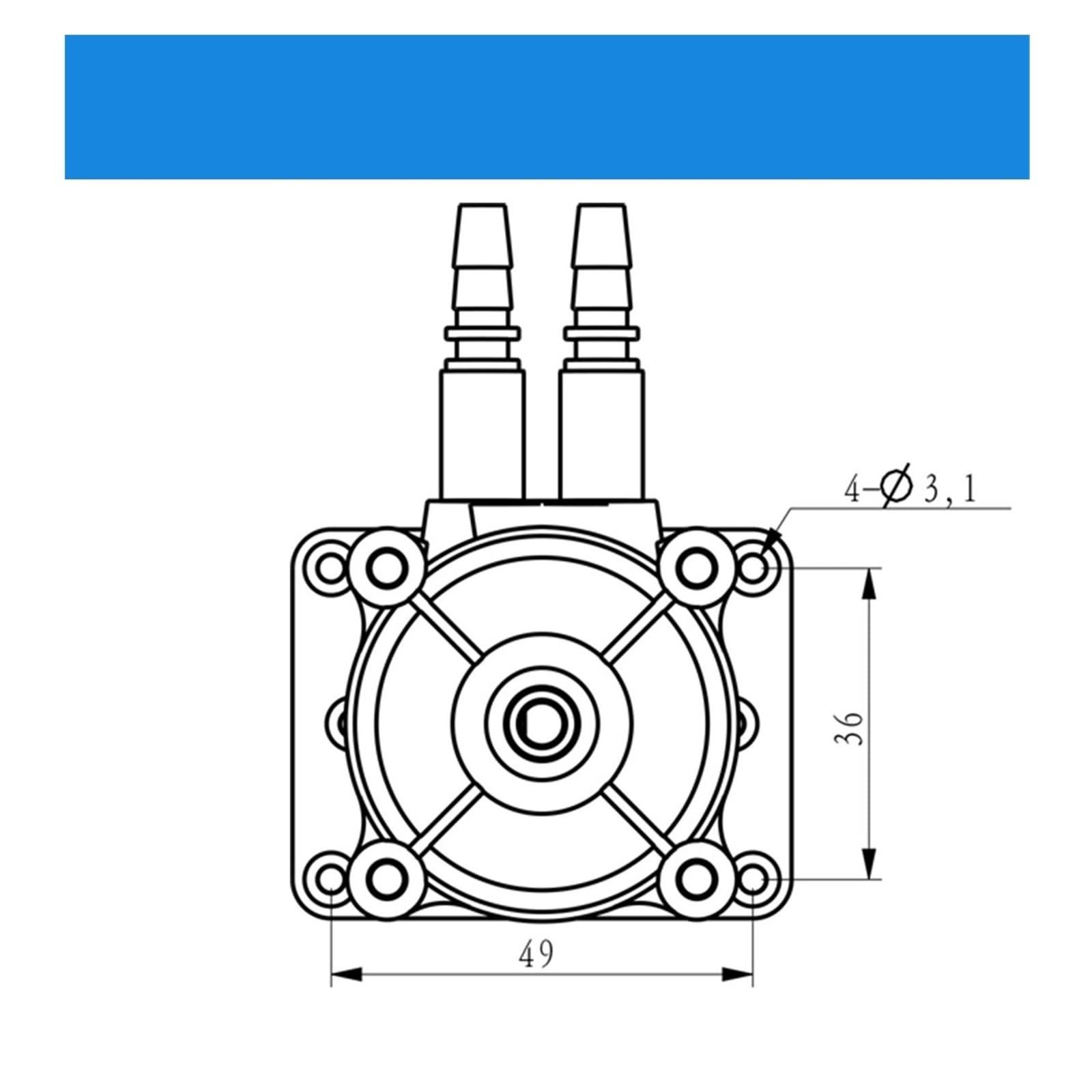 Bomba peristáltica industrial, Bombas Peristálticas, Agua, Dosificación, Cabezales De Bomba Dobles, 12 V 24 CC, Alto Caudal Para Tanques, Laboratorios Y Analizadores,para laboratorio(24V)