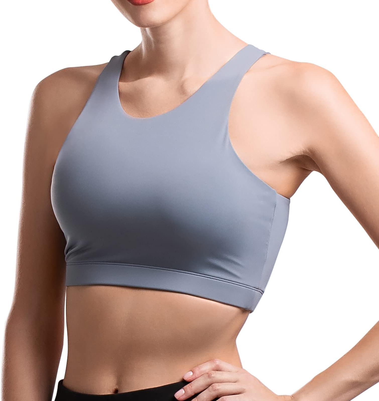 Racerback Sports Bras for Women High Support, High Neck Tank Tops for Women Align Tank Top