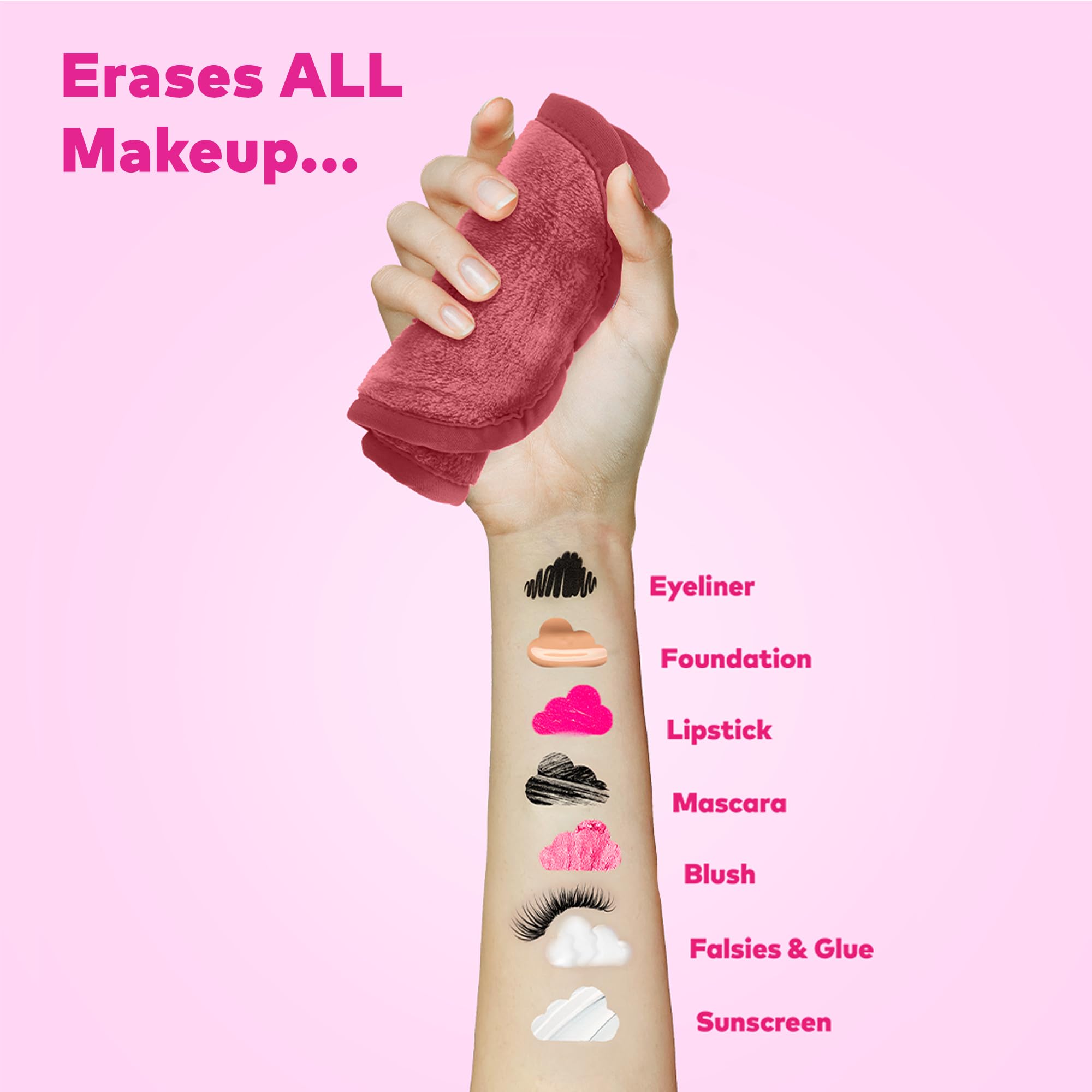 Amazon.com: MakeUp Eraser Mini PRO 5pk Gift Set, Erase All Makeup