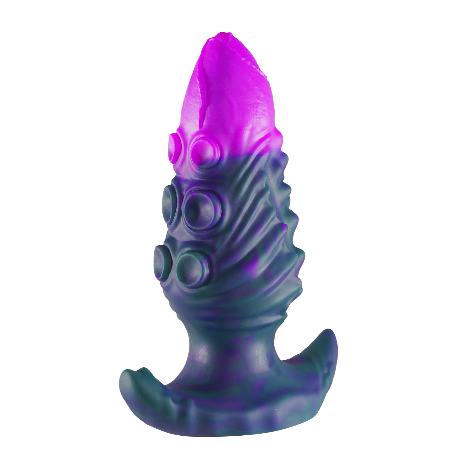 ferch Butt Plug Anal Toys, Massive Anal Dildo Wearable Anal Plug with T-Base, Silicone Prostate Massager Dilator Adult Toys for Women Men (6.3in)