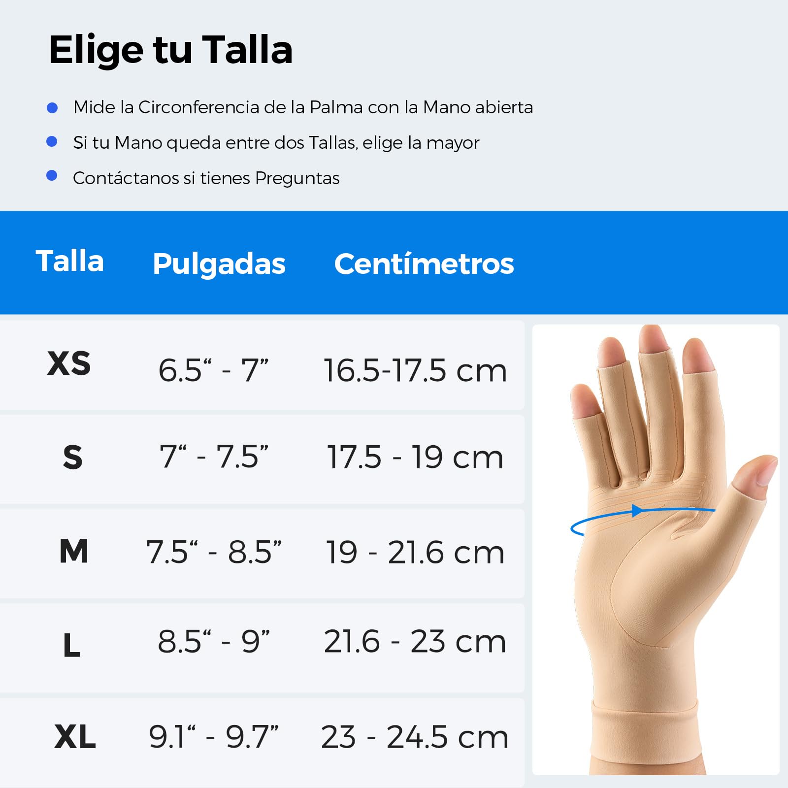 FREETOO Guantes de compresión para artrosis para mujer y hombre, cómodos guantes de compresión sin dedos para el trabajo, dormir, deportes, reumatismo médico, para artritis, túnel carpiano, hinchazón