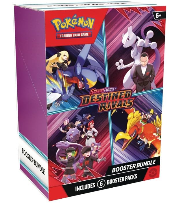 TCG: Scarlet & Violet - Destined Rivals Booster Bundle - 6 Packs