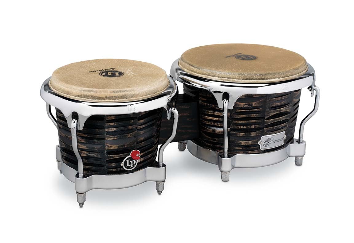 Latin Percussion, Bongo Generation 2 Pedrito Martinez Signature, 7" et 8 1/2", Stained Mocha, Moka teinté, LP201AX-PM