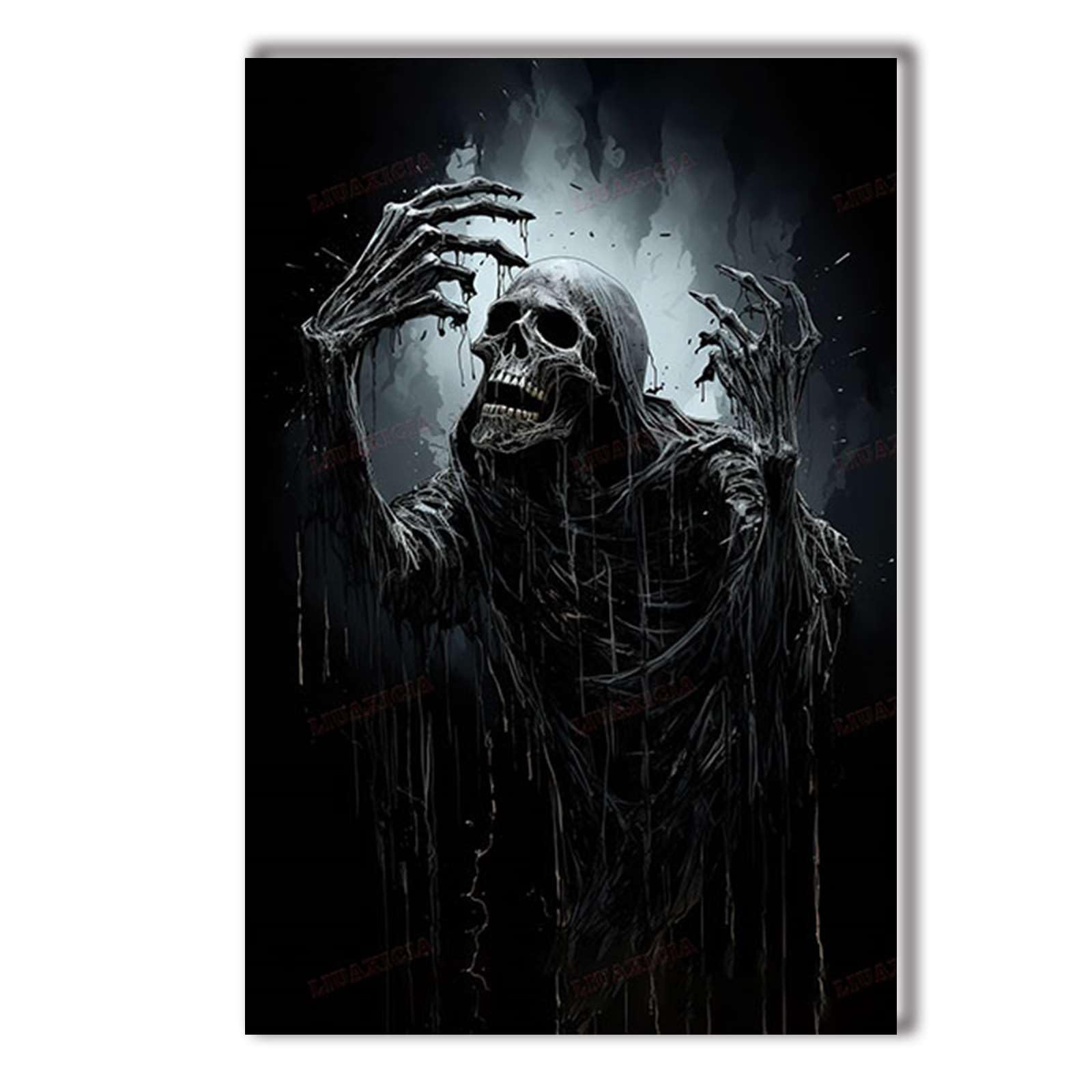 Amazon.com: LIUAXICIA Canvas Prints Abstract Wall Art Black