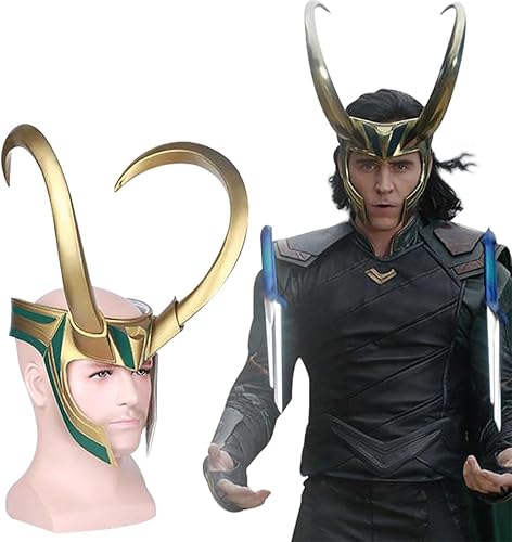 Cafele Pin de insignia para casco de cuernos de superhéroe, serie de televisión 2021, Thor Ragnarok, accesorios para disfraz de Halloween