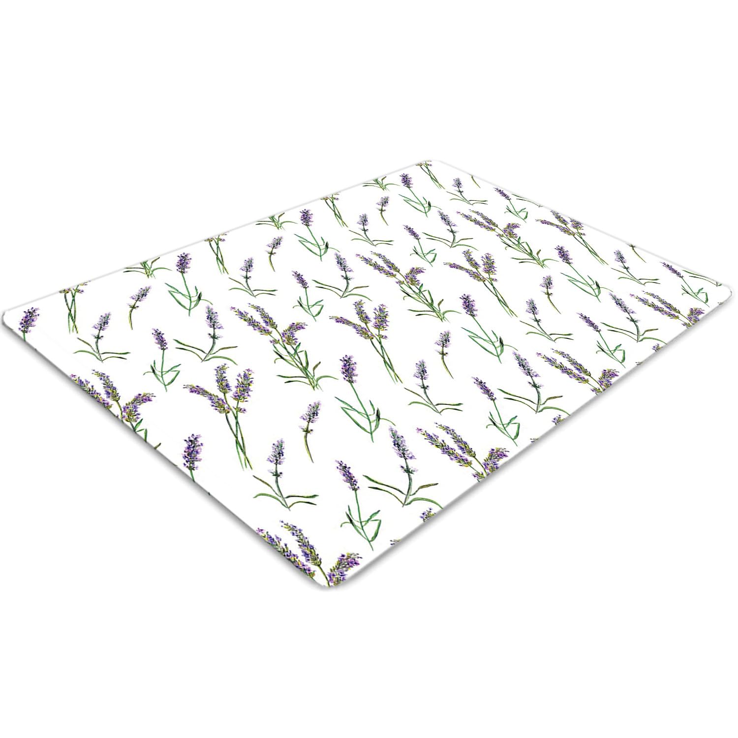 Tapis protection sol anti-rayures PVC lavande imperméable 120x90