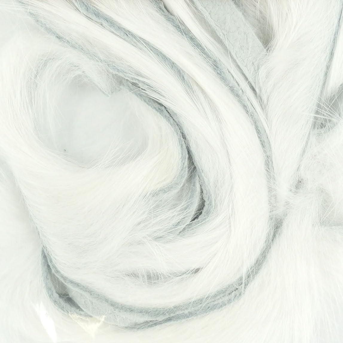 Rabbit Zonker Strips, White