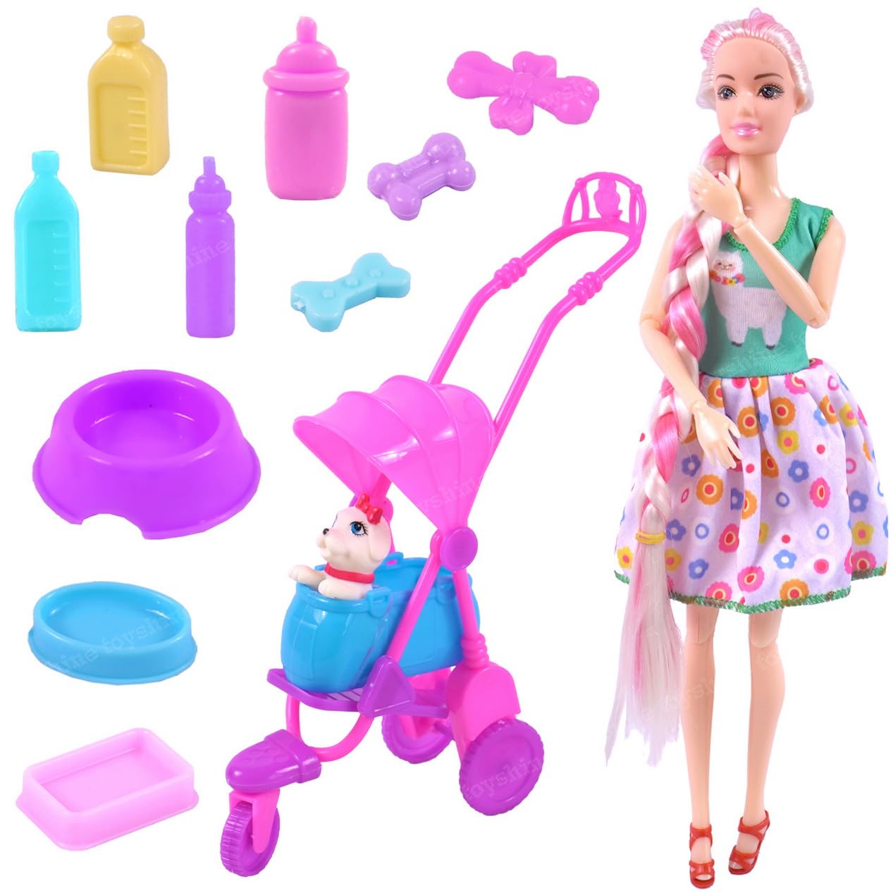 See full amazon price history chart for Toyshine Alia Doll with Dog Care Pretend Play Kit Toys for Kids Role Play Set for Age 3+ Toyshine Alia Doll with Dog Care Pretend Play Kit Toys for Kids Role Play Set for Age 3+ (B0CZ46C9V2) Amazon Price History, Amazon Price Tracker