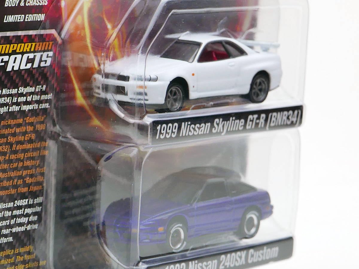 Amazon | 1/64 JohnnyLightning スカイラインGT-R BNR34 白 1999