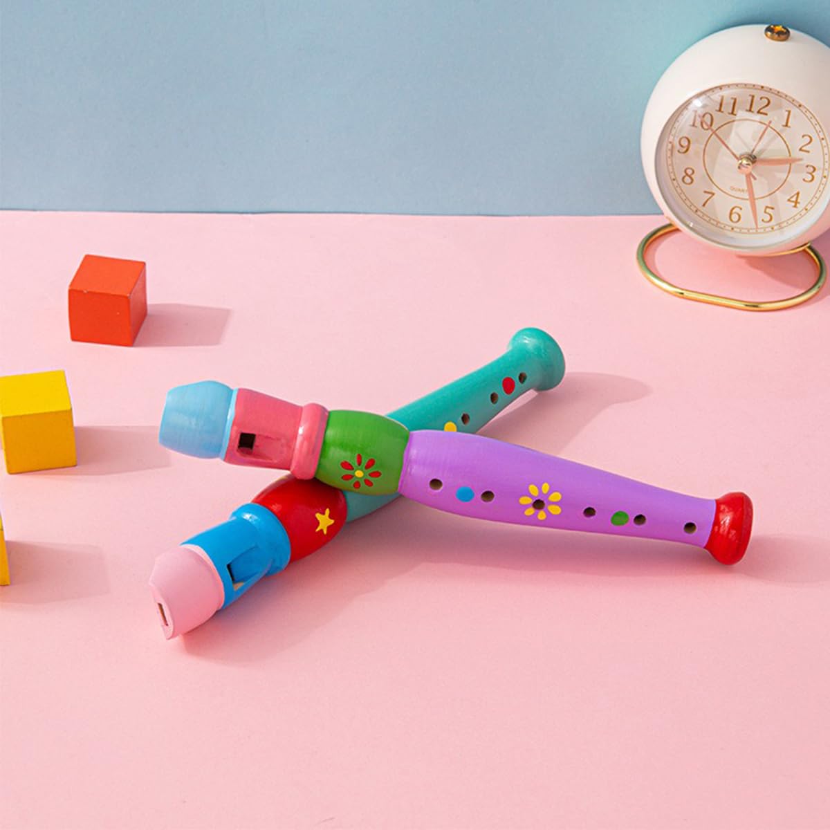 Flûte Piccolo en bois instrument de musique jouet éducation précoce cadeau pour bébé enfant Flûte Piccolo en bois instrument de musique jouet éducation précoce cadeau pour bébé enfant