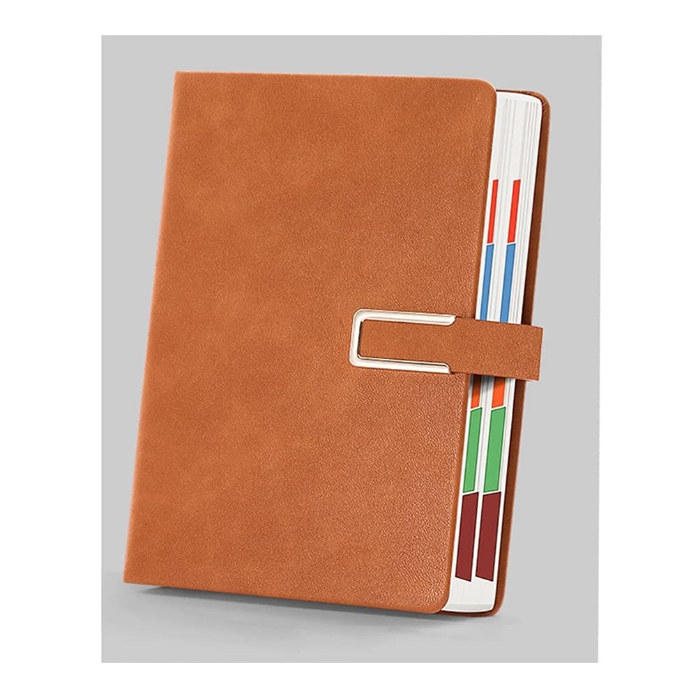Cahier Journal, Notebook d'écriture A5, 200 feuilles / 400 pages de journal de papier épais de qualité supérieure pour l'enregistrement de l'inspiration, des idées, des peintures bureau de l'école