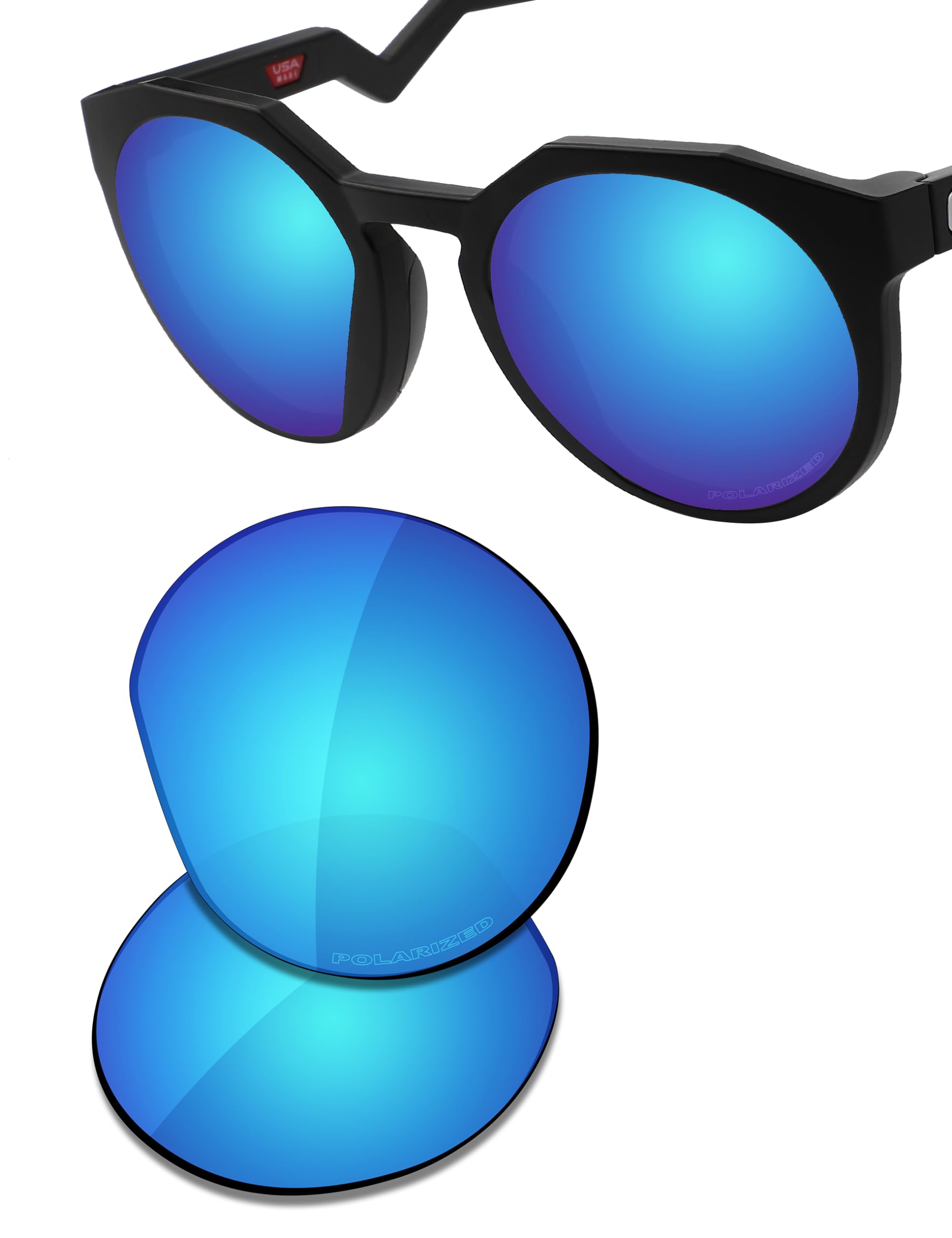 Saucer Lentes de repuesto prémium para gafas de sol Oakley HSTN OO9464 de 52 mm