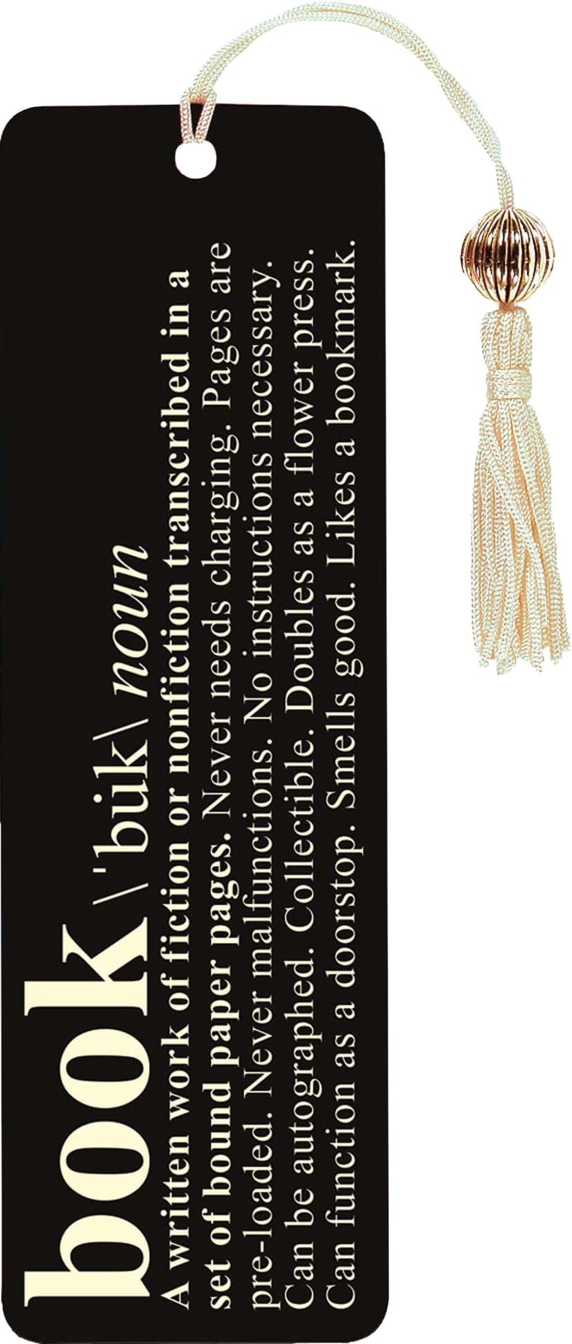 Book Beaded Bookmark