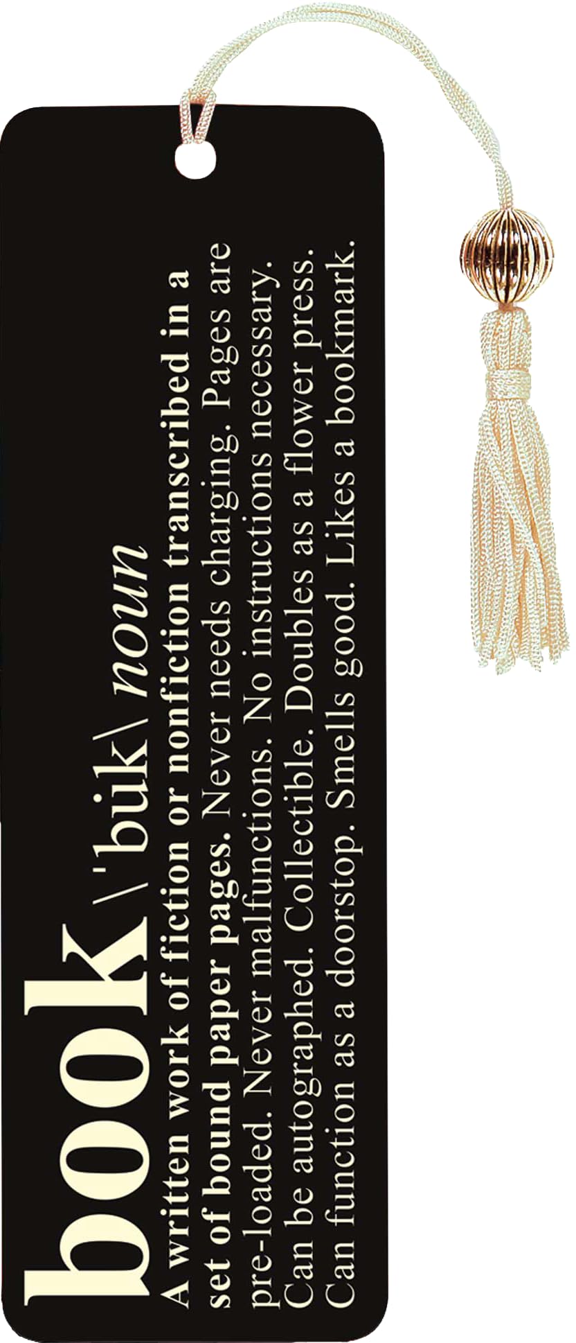 Book Beaded Bookmark