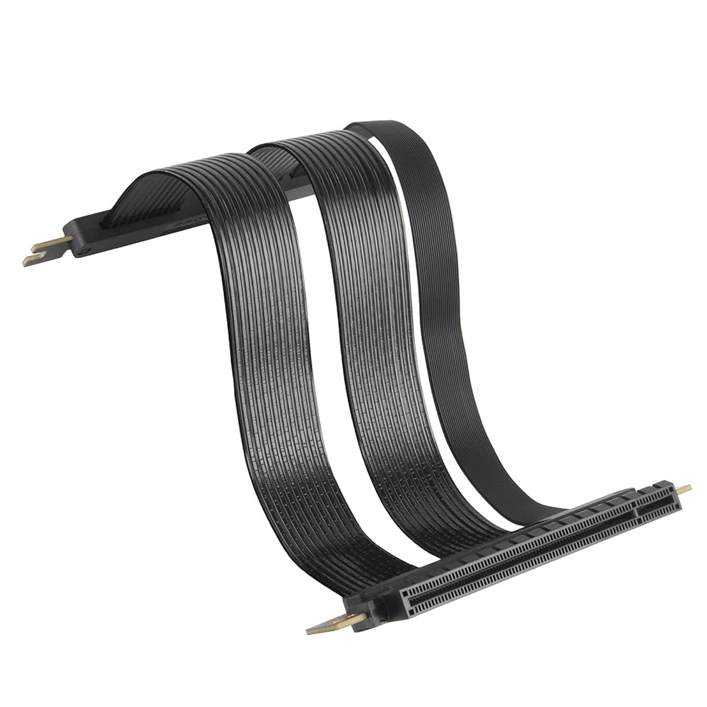 SilverStone ライザーケーブル PCIe 4.0 x16 220mm Amazon.co.jp: SilverStone 220mmの フレキシブルPCIe 4.0 x16
