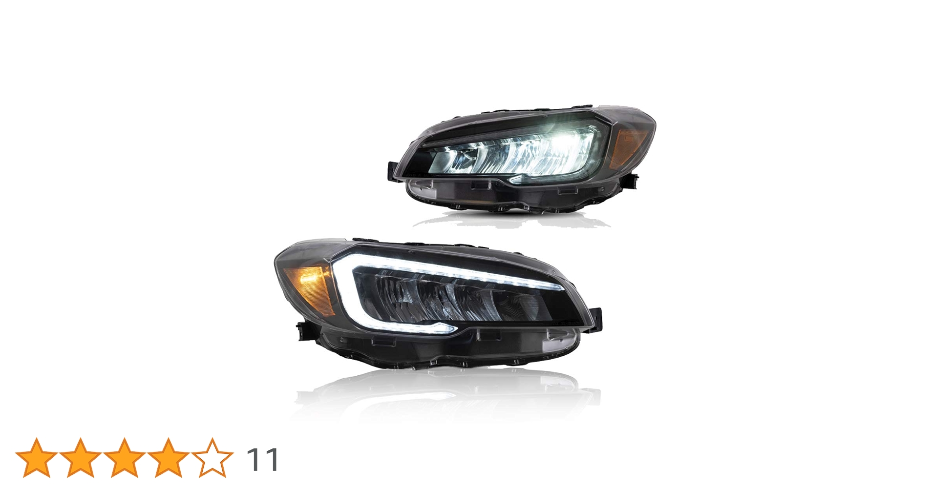 Amazon | YUANZHENG スバルWRX S4 STI 4代目 ヘッドライト 全LED