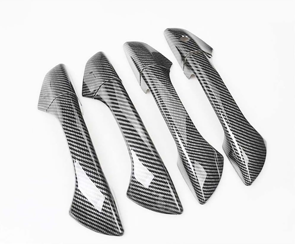 WP - Cubierta para manija de puerta con estilo de impresión de fibra de carbono, compatible con Accord 2008-2012