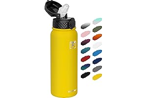 Fanhaw Yellow Insulated Water Bottle