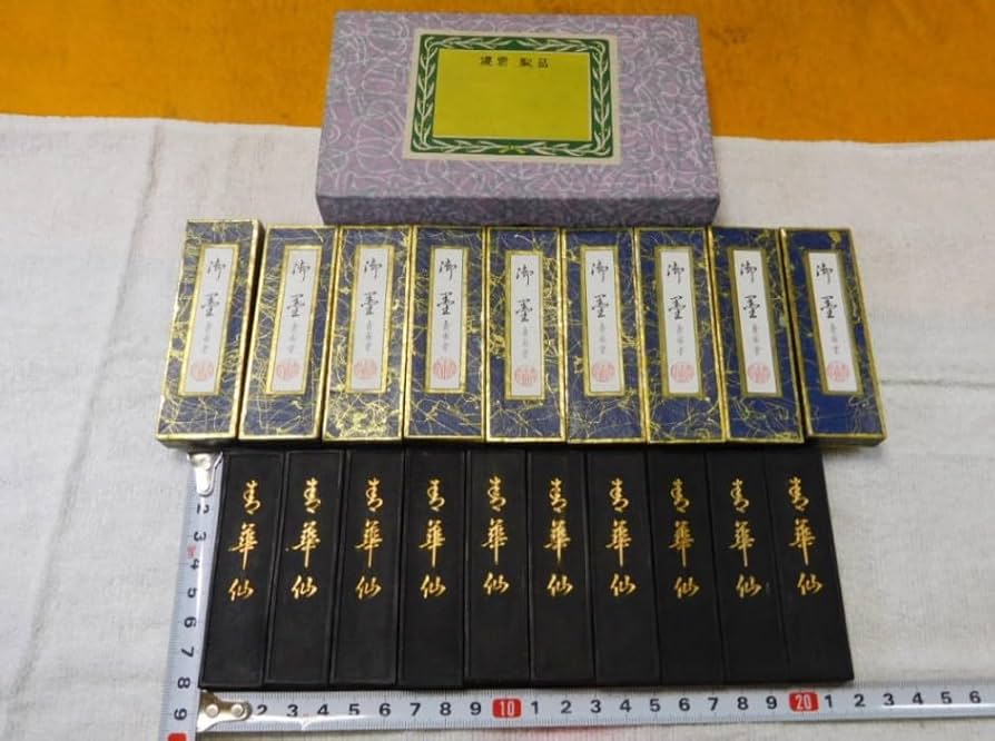 古墨　6本セット　未使用 Amazon.co.jp: 青圃堂監製 青華仙 奈良墨・古墨10本セット