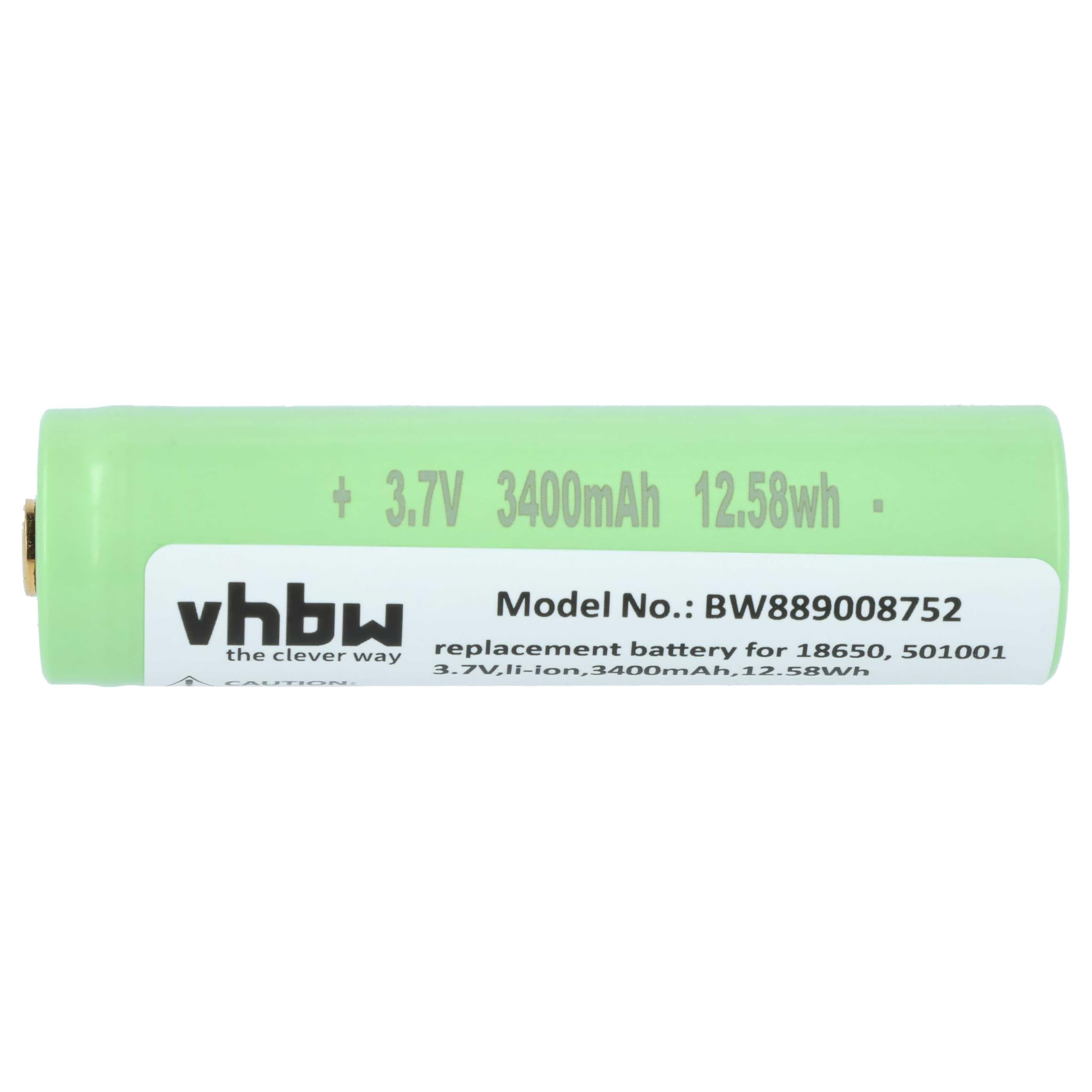 vhbw 5x batteria compatibile con EagleTac T20C2 Mark II
