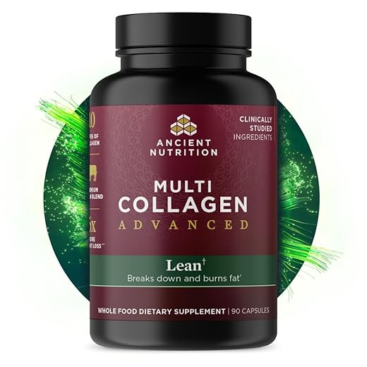 Ancient Nutrition Advanced Collagen Protein Lean with Probiotics, Hydrolyzed Collagen Peptides Supports Healthy Weight Loss* and Fat Loss*, 90 Count
