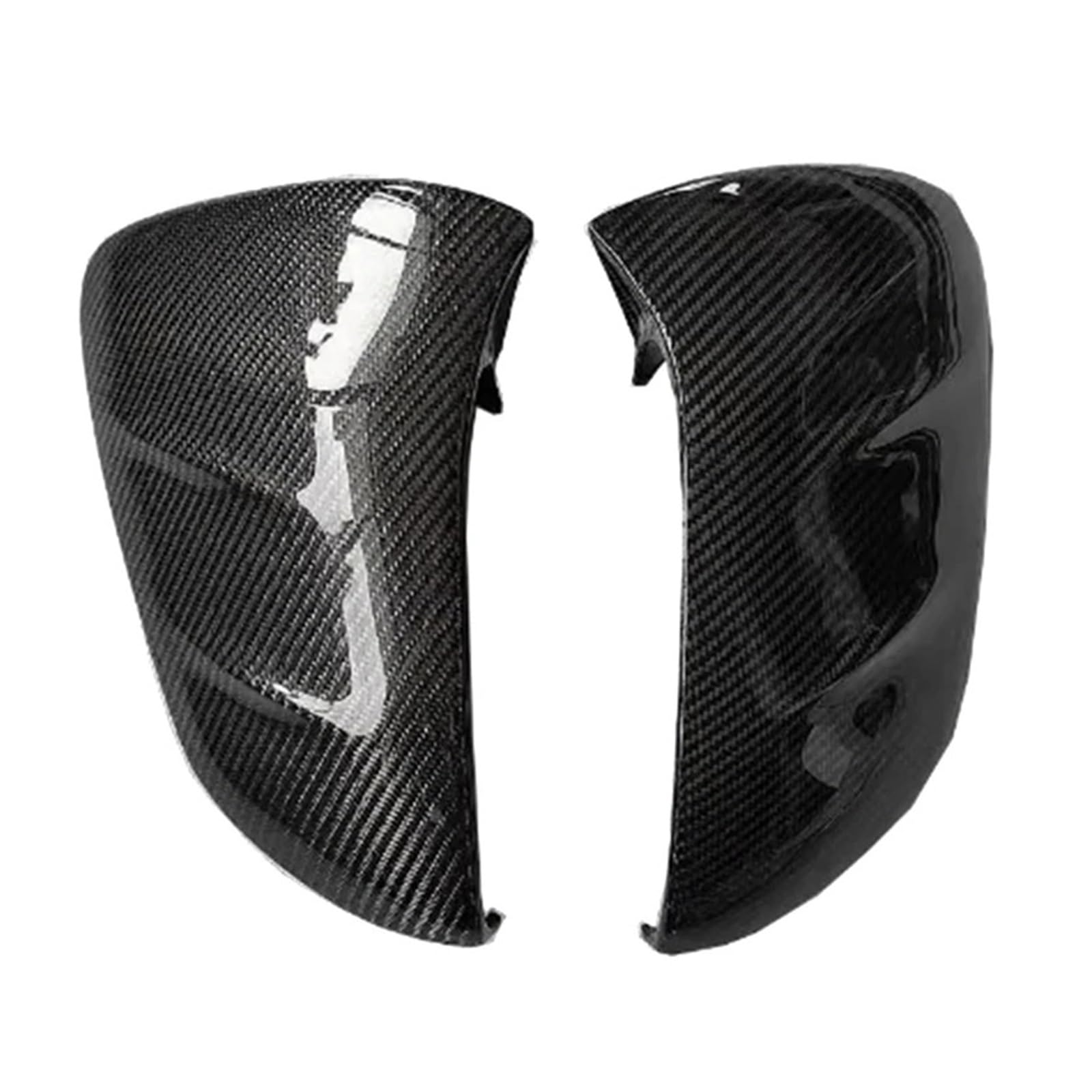 Compatible For Taycan 2019-2022 Real Carbon Fiber Side Rear View Mirror Cover Trim Side Wing Mirror Caps Car Accessories