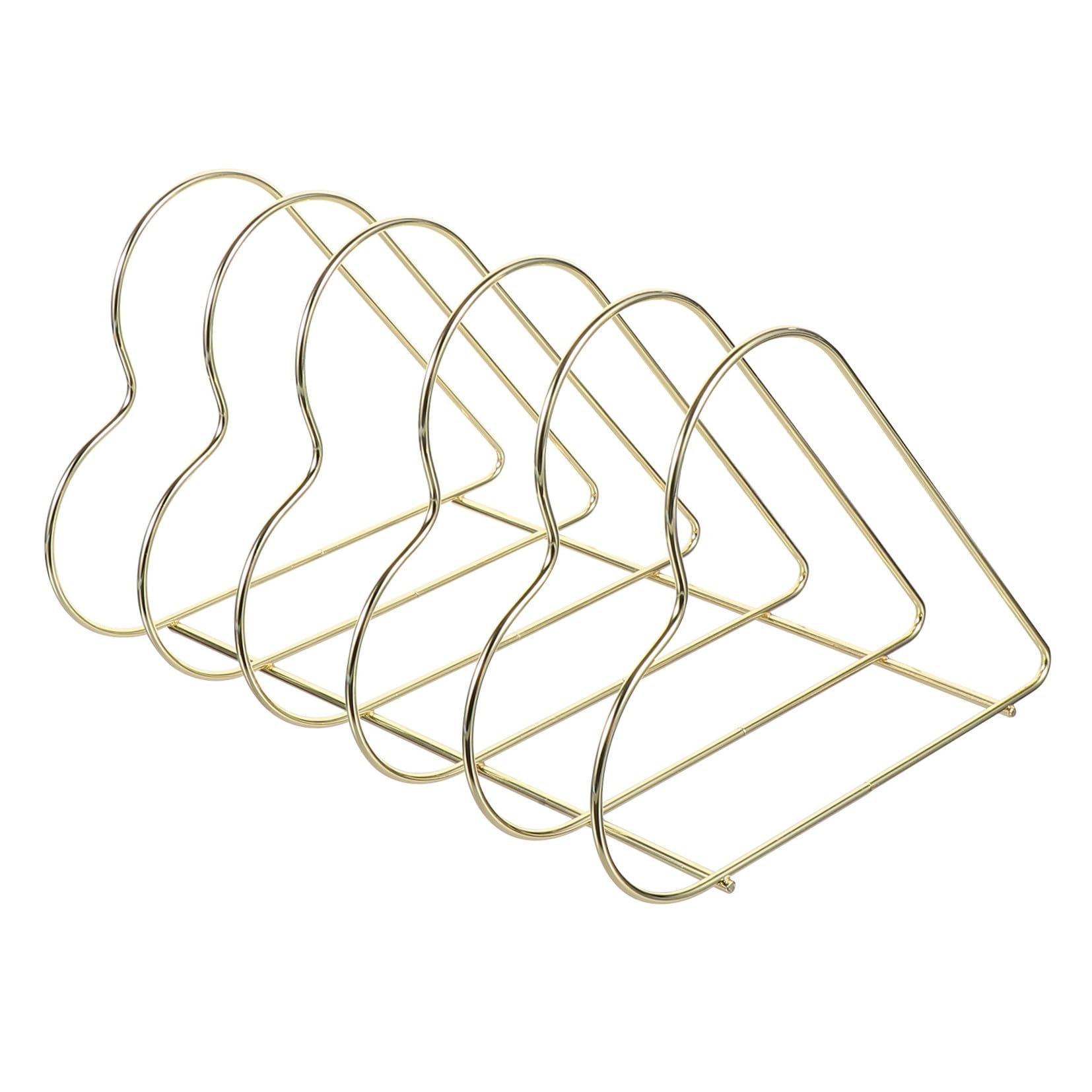 STOBOK 1pezzi Portalettere in Ferro Battuto Organizzatore di Riviste per Ufficio Contenitore per Documenti e Biglietti Design Elegante e Resistente