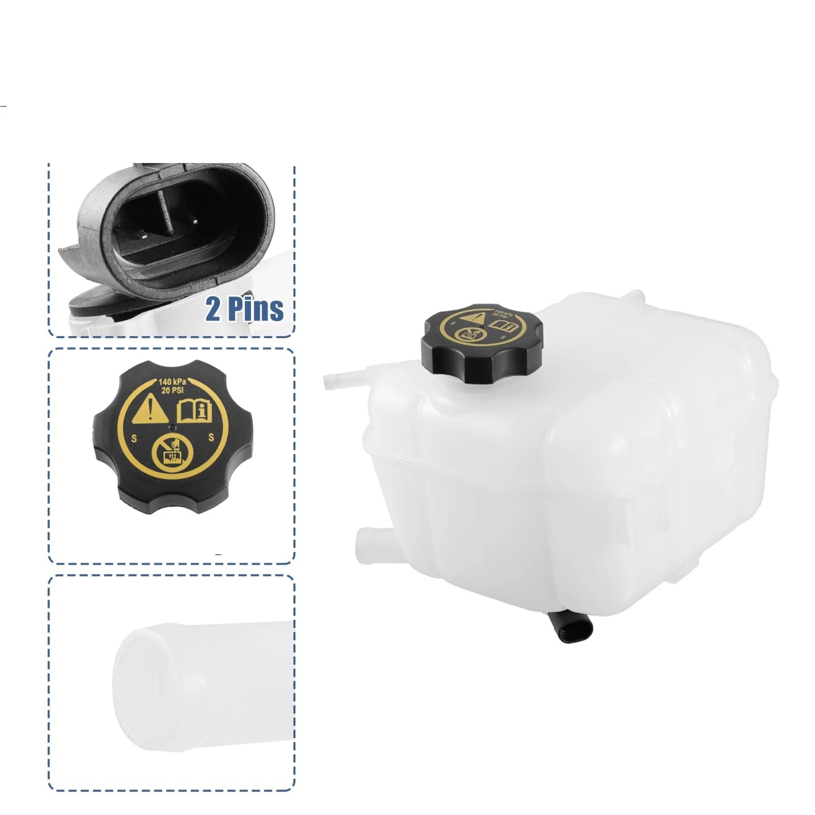 Serbatoio Liquido Raffreddamento Compatibile Con Opel Per Insignia 2008 2009 2010 2011 2012 2013 2014 2015 2016 2017 Auto Motore Refrigerante Serbatoio Di Recupero 22953219