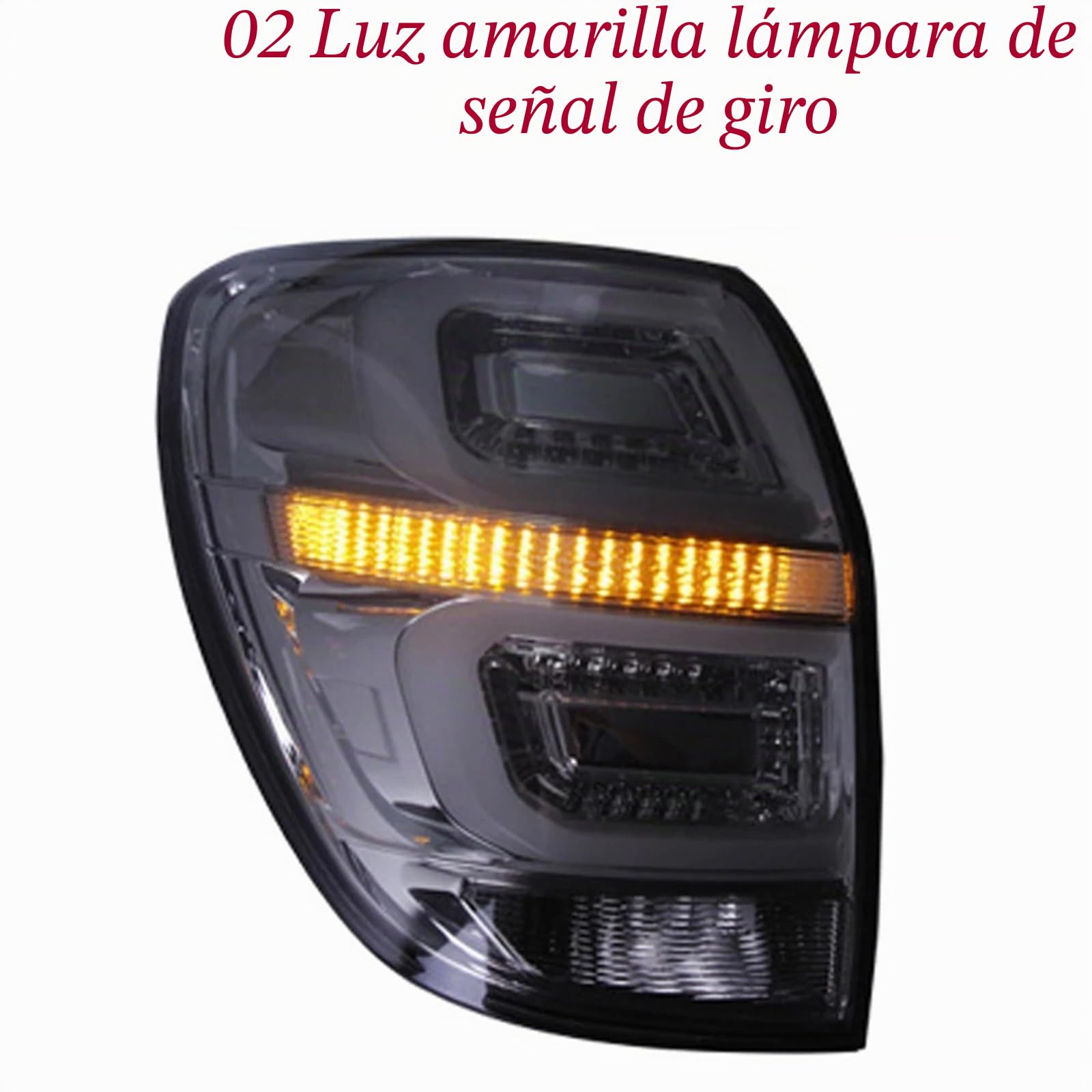 Piloto Trasero Para Chevrolet Para Captiva 2008 2009 2010 2011 2012 2013 2014 2015 Luz LED Trasera Parachoques Lámpara Freno Parada Izquierda Derecha Para Coche pilotos traseros remolque(Rojo,Derecha)