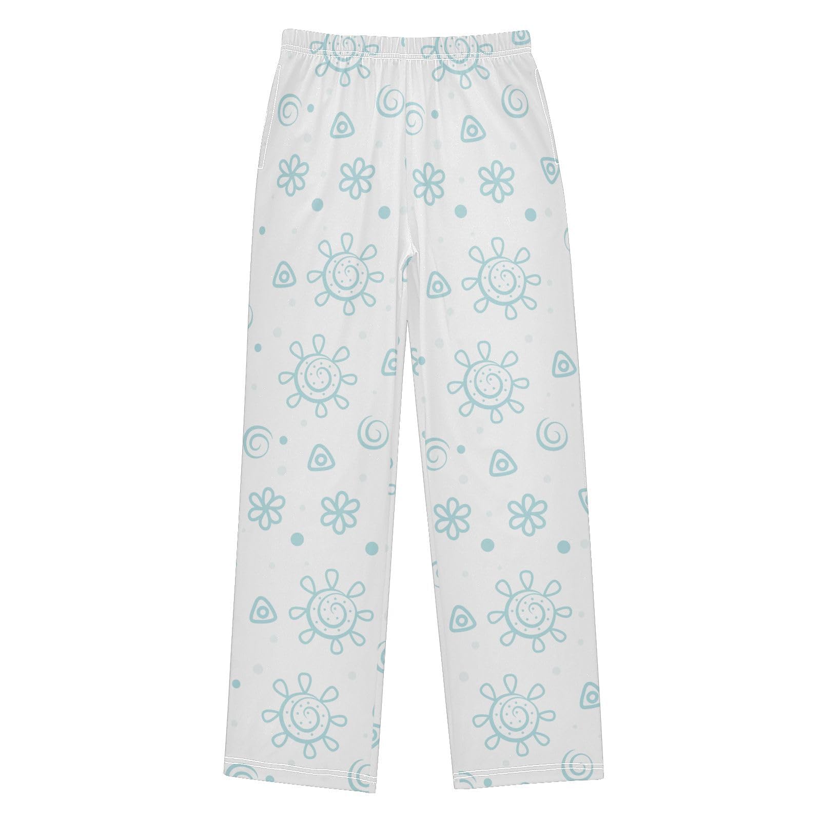 Pattern Baby Sun Pants for Boys Pants Kids Comfy Pants with Pockets M Multicolor