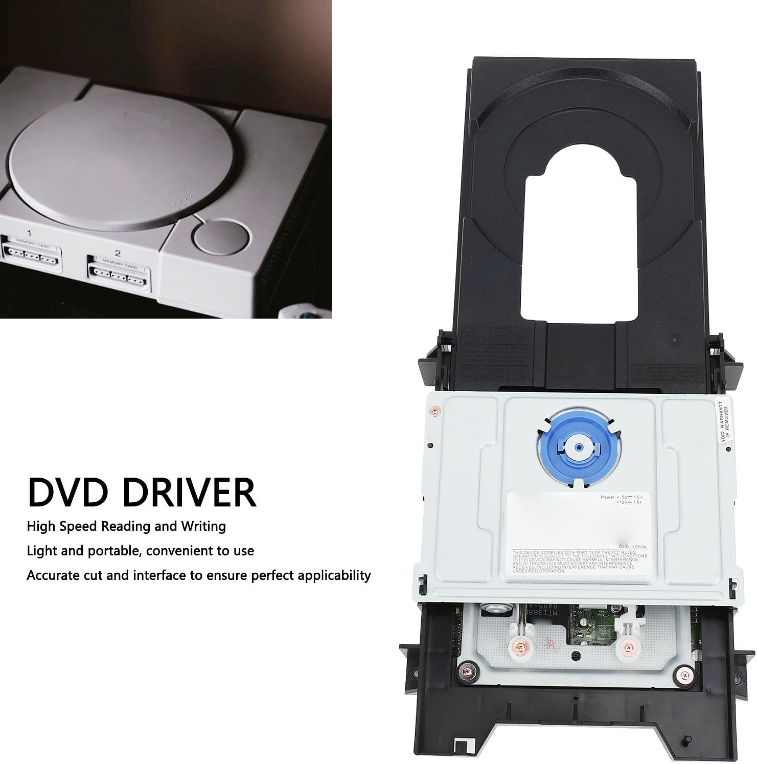 DVD Drive Reader Portable Digital Video Disk Driver DSL-710A, High Speed Reading and Writing Burner, Compatible with Desktop Computers