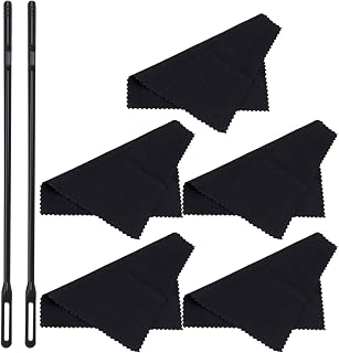 Flute Cleaning Kit with Rod and Cloth, 7pcs Wind Instrument Set