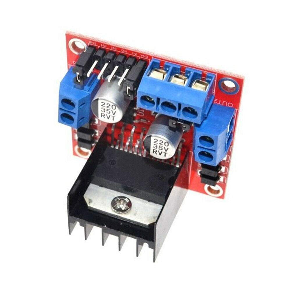 OROOBA® 1* L298N DC Stepper Motor Driver Module Dual H Bridge Control Board for Arduino