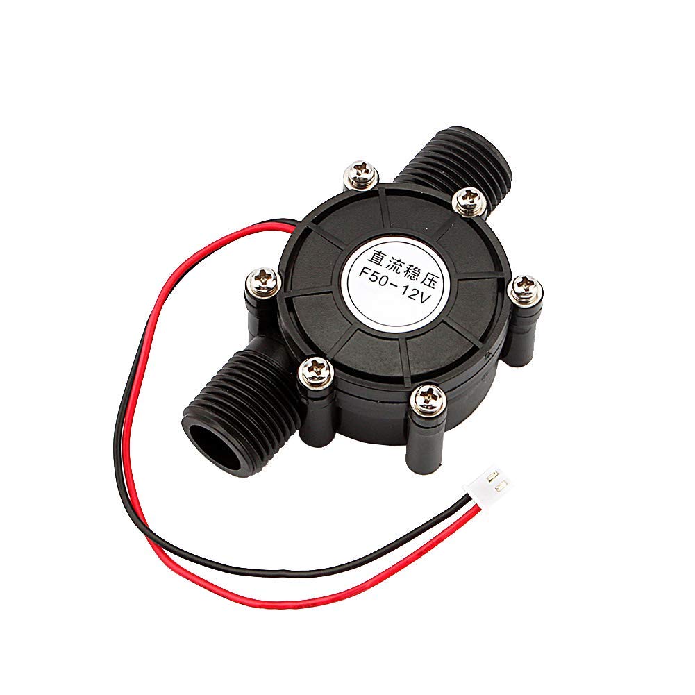 Générateur de Turbine à Eau DC Eau, DC 12V 10W -Turbine hydraulique Générateur d'eau Générateur de Turbine Hydroélectrique Outil de d'eau pour Tuyau D'arrosage de