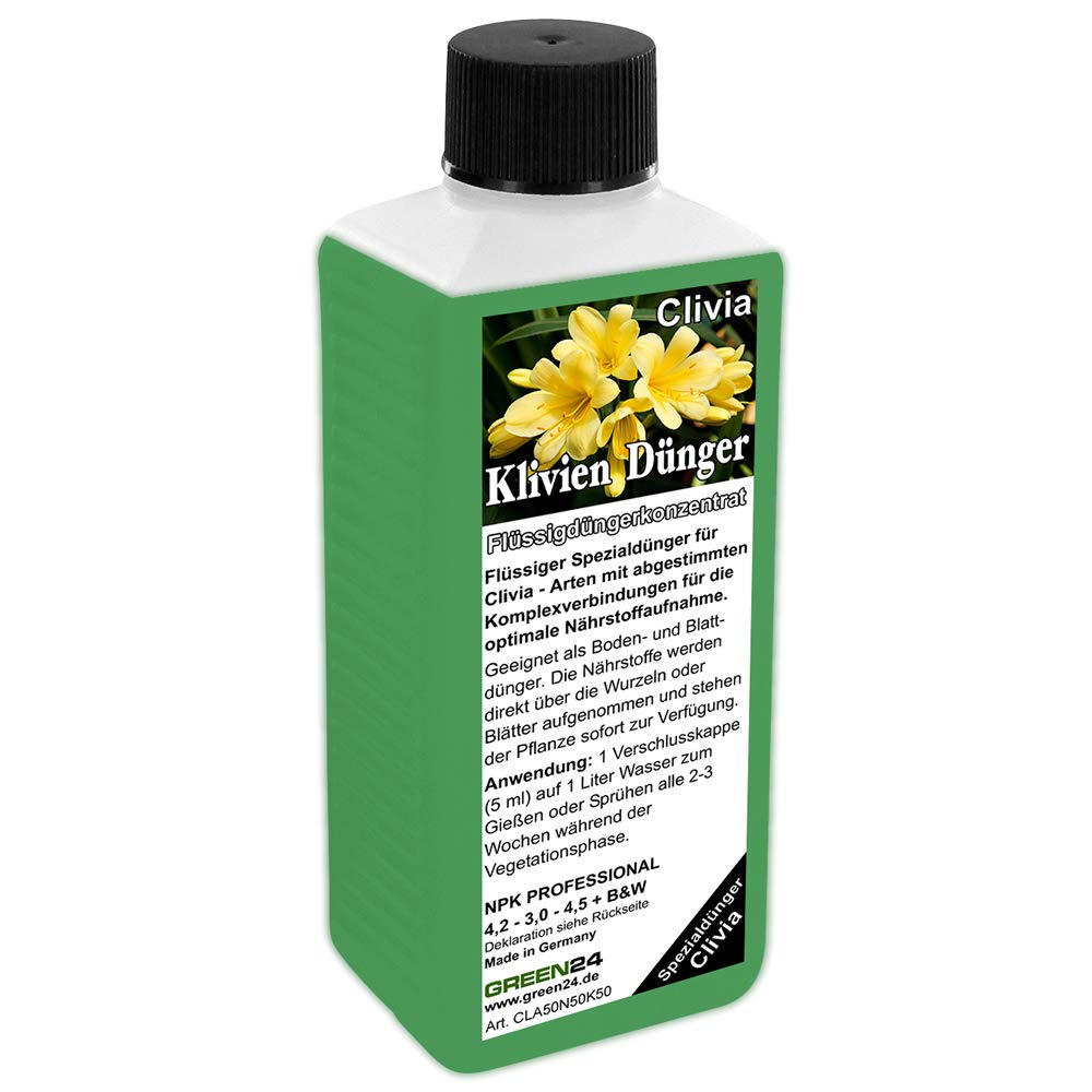 GREEN24 Klivien Dnger Clivia dngen, Premium Flssigdnger aus der Profi  Linie : Amazon.de: Garten