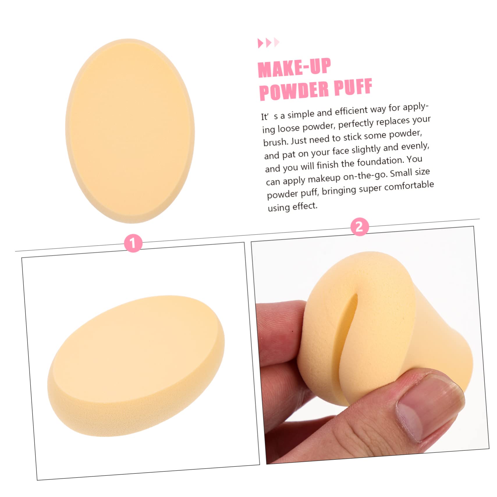 Healeved 30stücke Ovaler Makeup Schwämme Dual Use Foundation Schwämme Für Flüssig Und Puder-make-up Waschbar Und Wiederverwendbar Anwendung Für Natürliches Finish