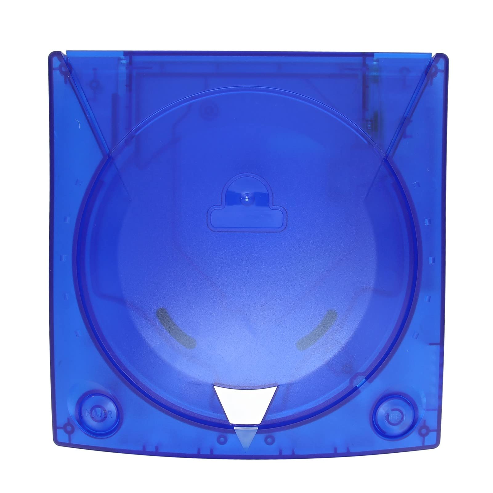 AMONIDA Guscio Traslucido per Dreamcast DC - Elegante Copertura Protettiva Blu - Protezione Completa per Console - Perfetta per gli Appassionati di Giochi retrò