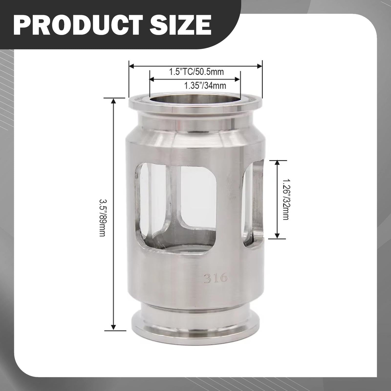 KESOTO Accessoires pour Fûts de Bière 3,50" - Installation Facile - Professionnels - 1,5"