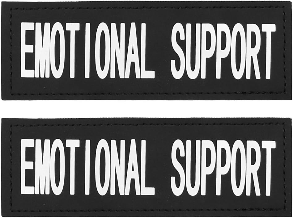 Reflective Removable Dog Tags & Patches for Support Vests Reflective Removable Dog Tags & Patches for Support Vests