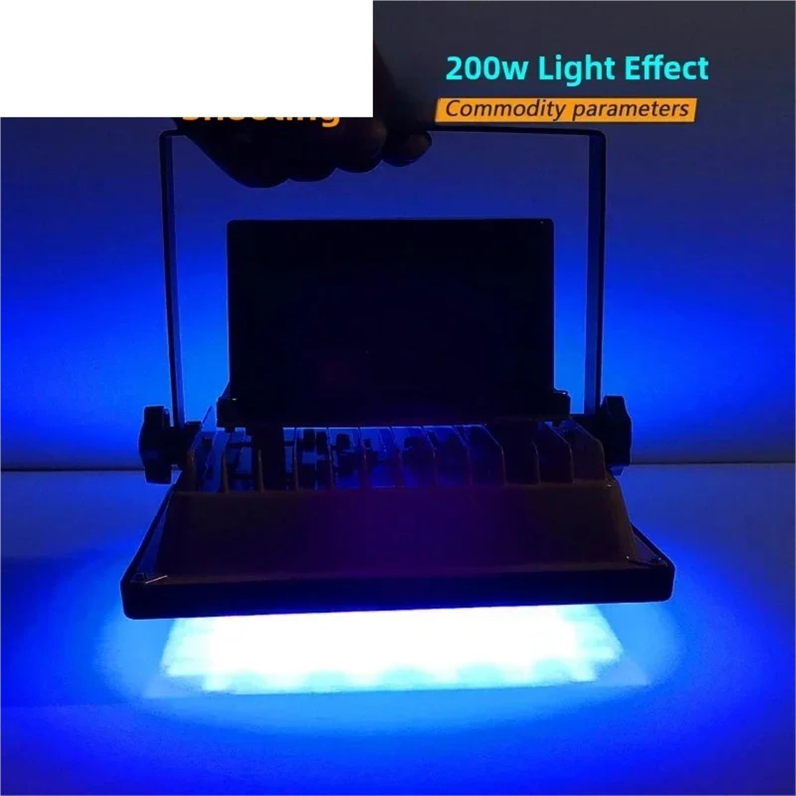 Lámpara de curado UV LED Lámpara UV de 200 W, 365 NM y 395, Recargable, curado rápido, portátil, for impresión 3D con Tinta Aceite Verde(395nm,60W)