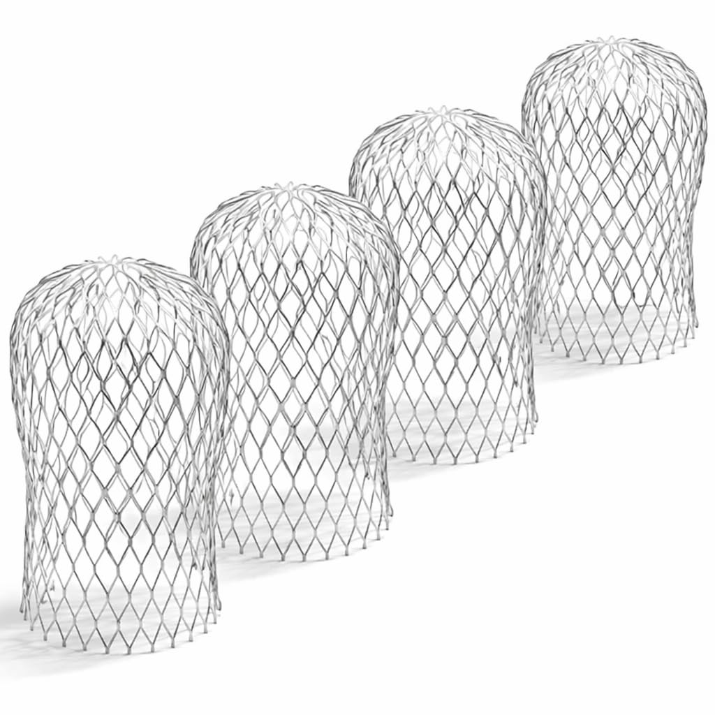 Katai – Expandable Aluminium Gutter Guards for Downpipes – Leaf & Debris Filter Protection – Adjustable 2–4 Inch – 4 Pack