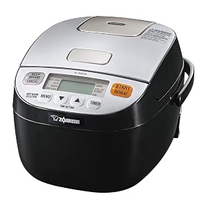 Zojirushi 612252-NL-BAC05SB Micom Rice Cooker and Warmer Silver Black